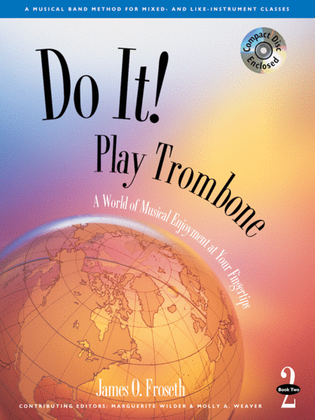 Book cover for Do It! Play Trombone - Book 2 with MP3s