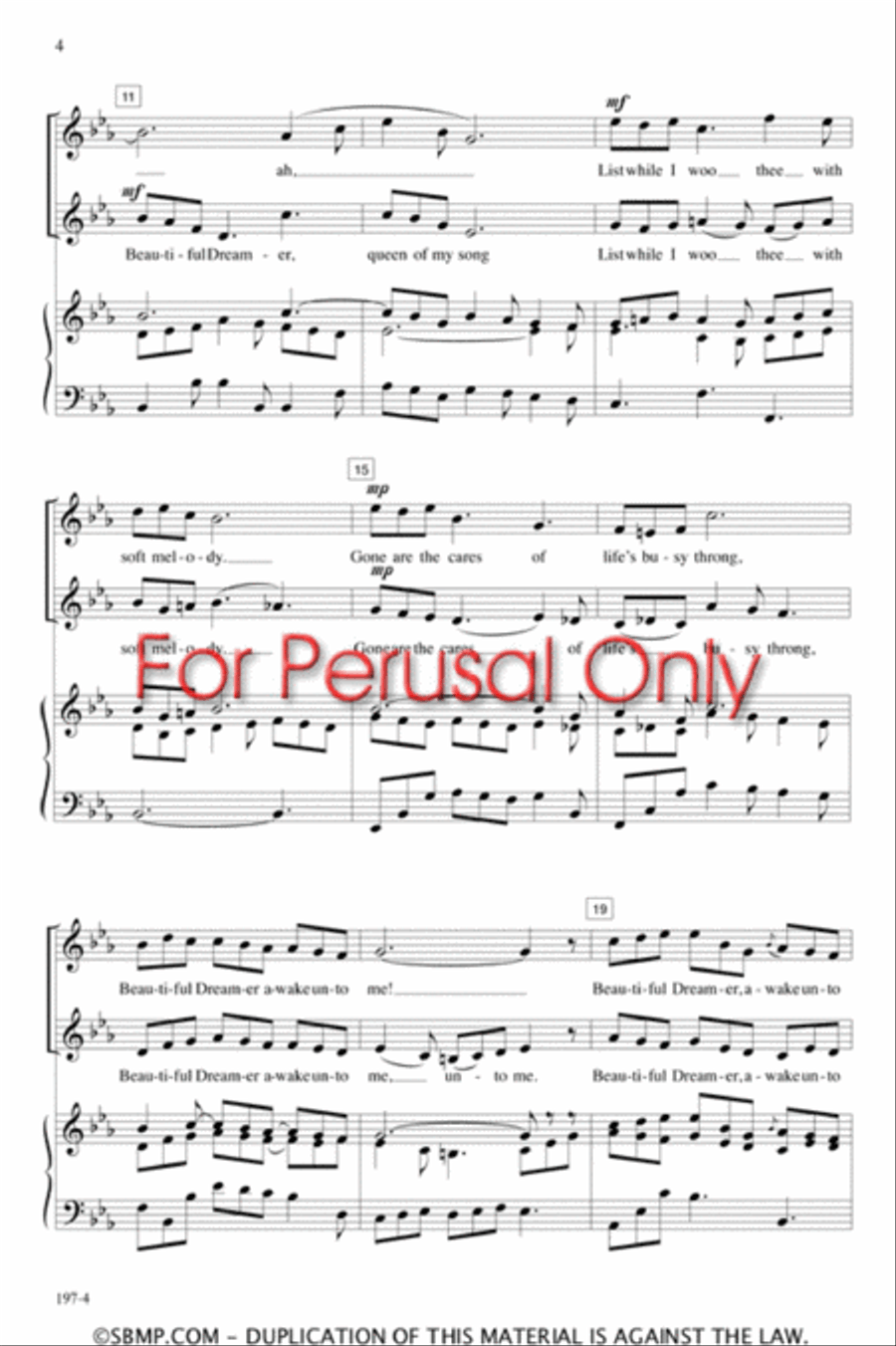 <br>Sheet music extract