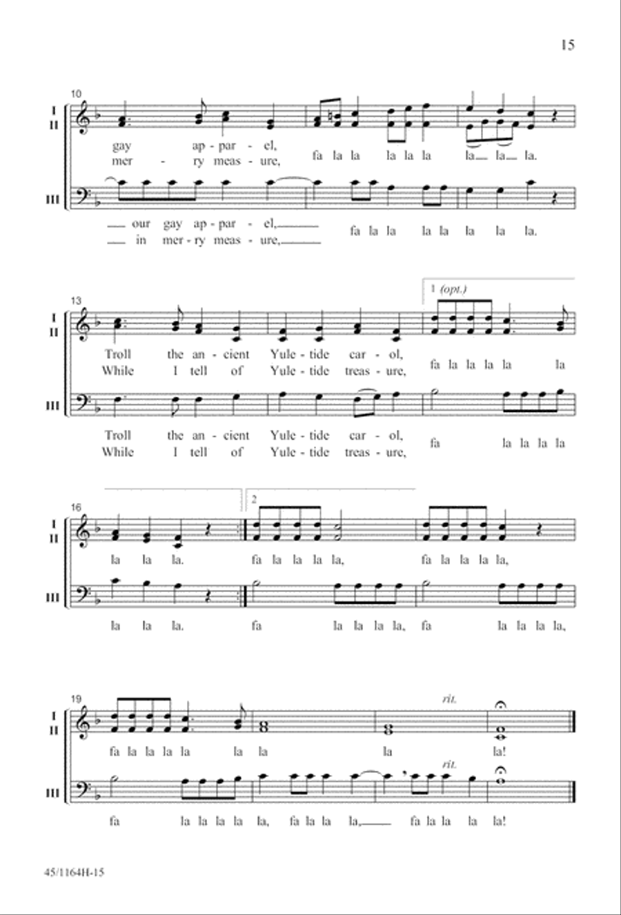 A-Caroling We Go! 3-Part scores gallery preview page 15