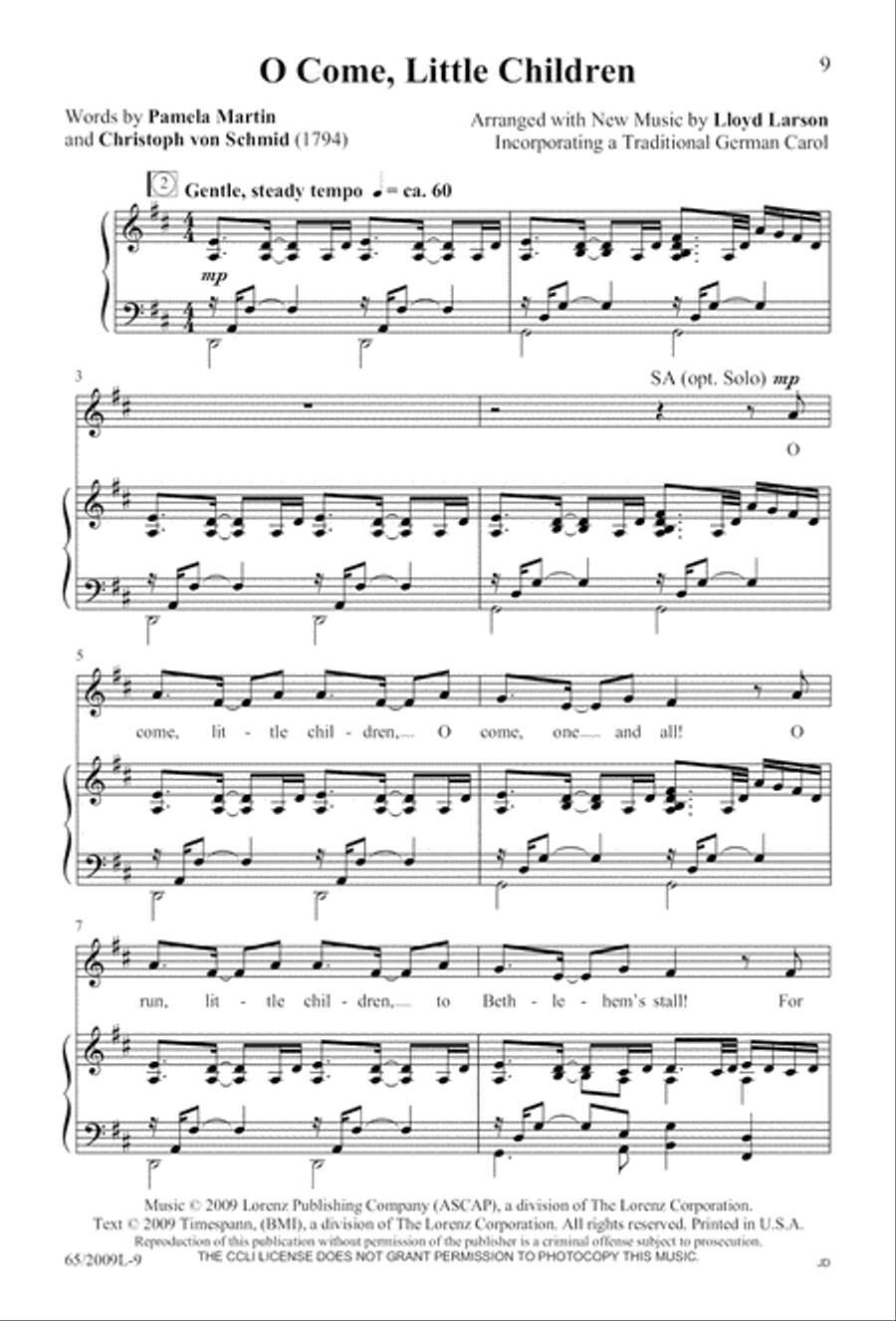 Rise Up! A New Light A-Comin’ 4-Part scores gallery preview page 10