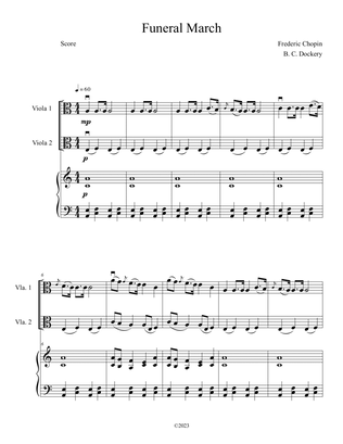 Funeral March (Viola Duet with Piano Accompaniment)