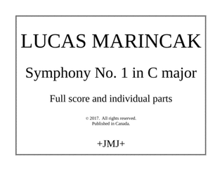 Symphony No. 1 in C Major (FULL SCORE + INDIVIDUAL PARTS)