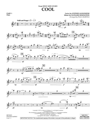 Cool (from West Side Story) (arr. Murtha) - Pt.1 - Flute