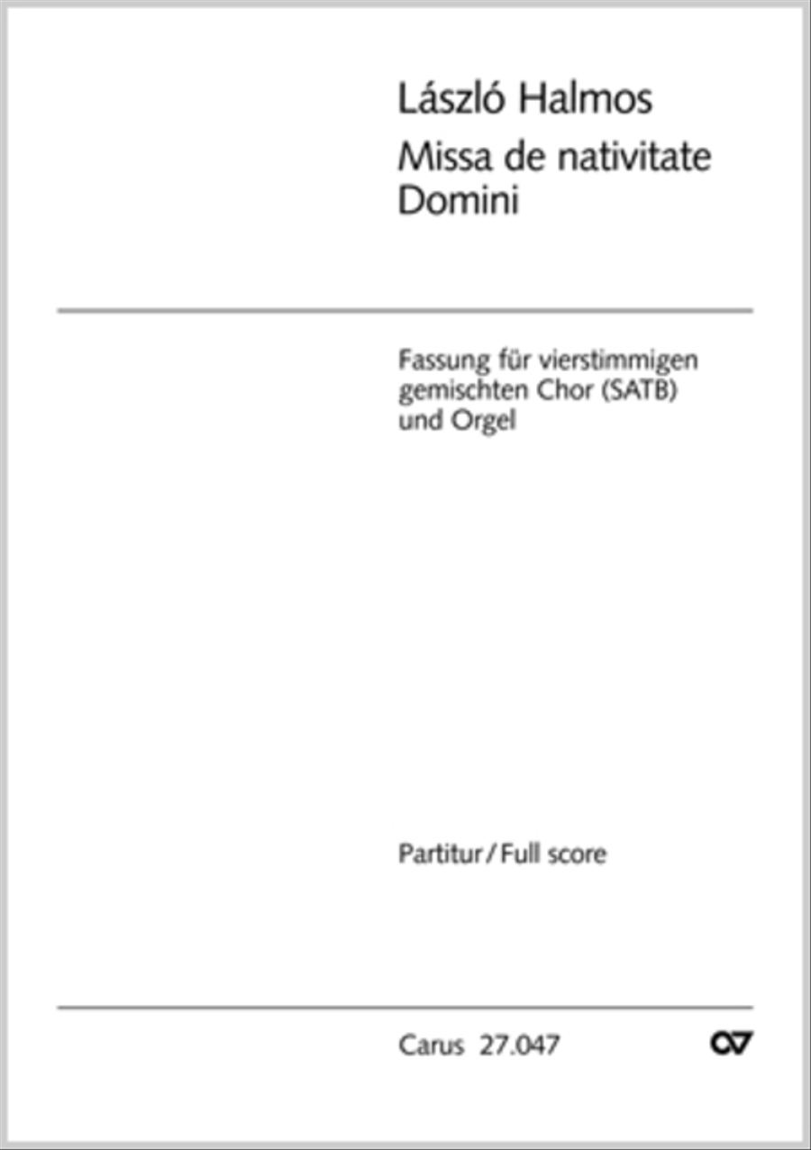 Missa de nativitate Domini 4-Part scores gallery preview page 1