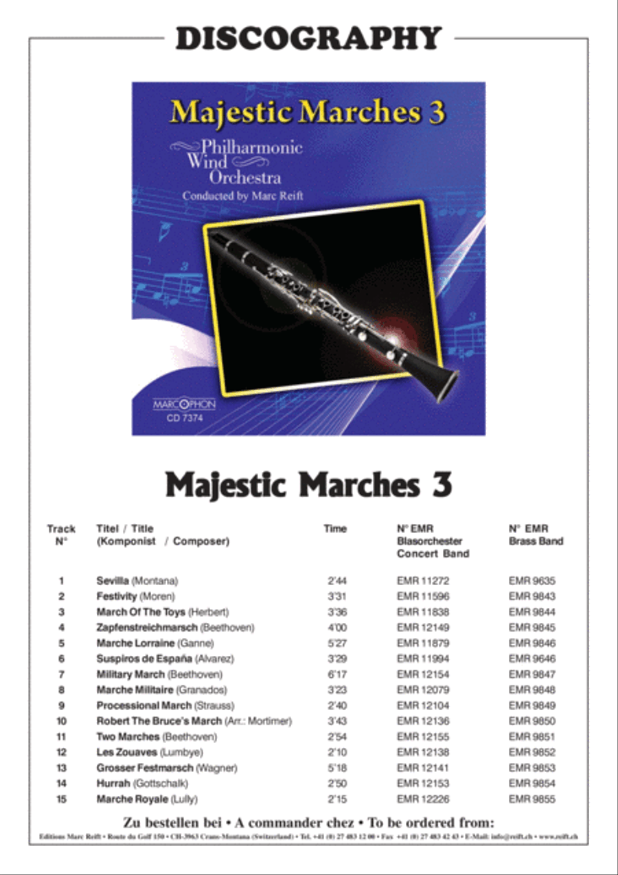 Marche Lorraine Concert Band scores gallery preview page 3