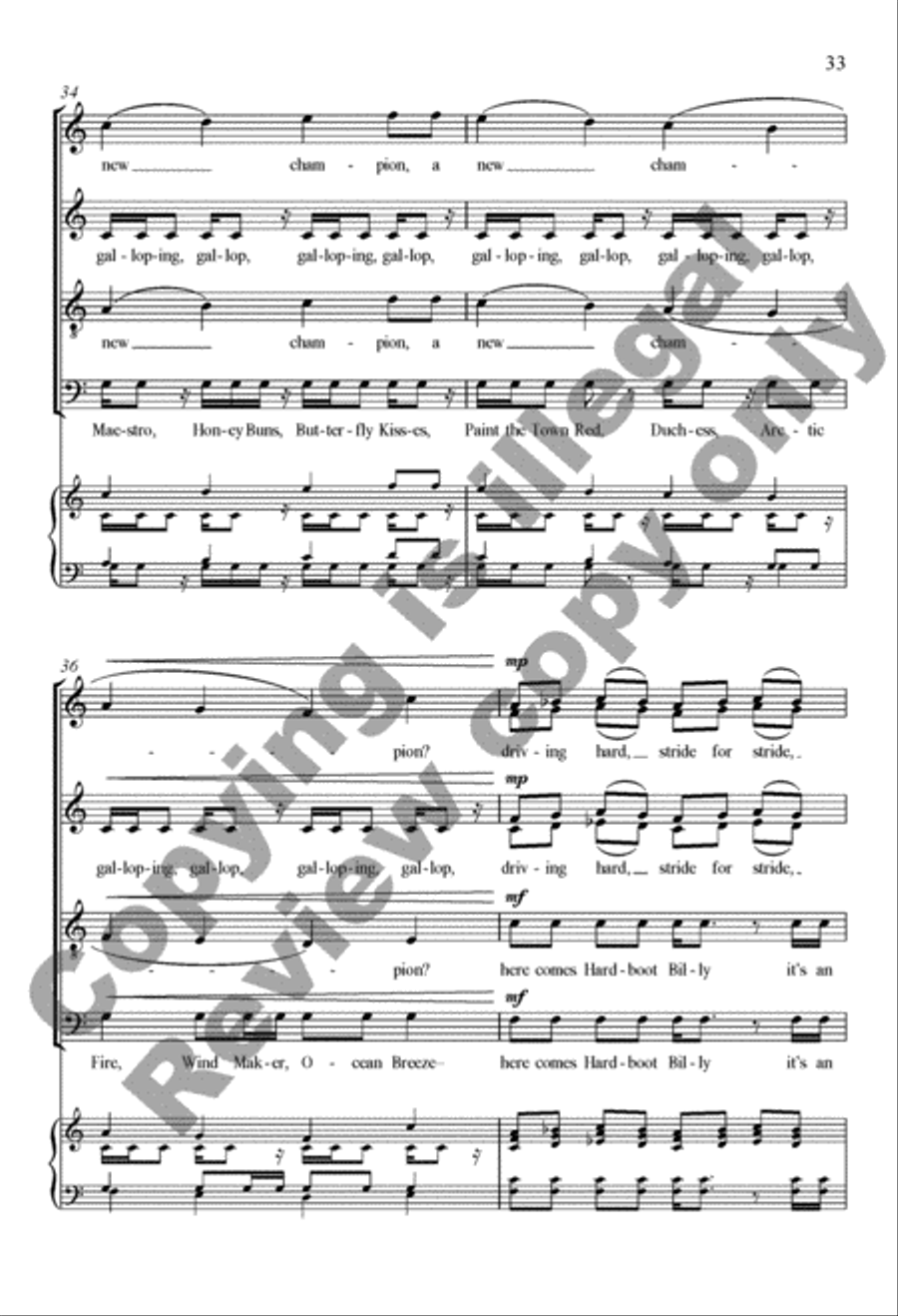 Due South (Complete Collection) 4-Part scores gallery preview page 33