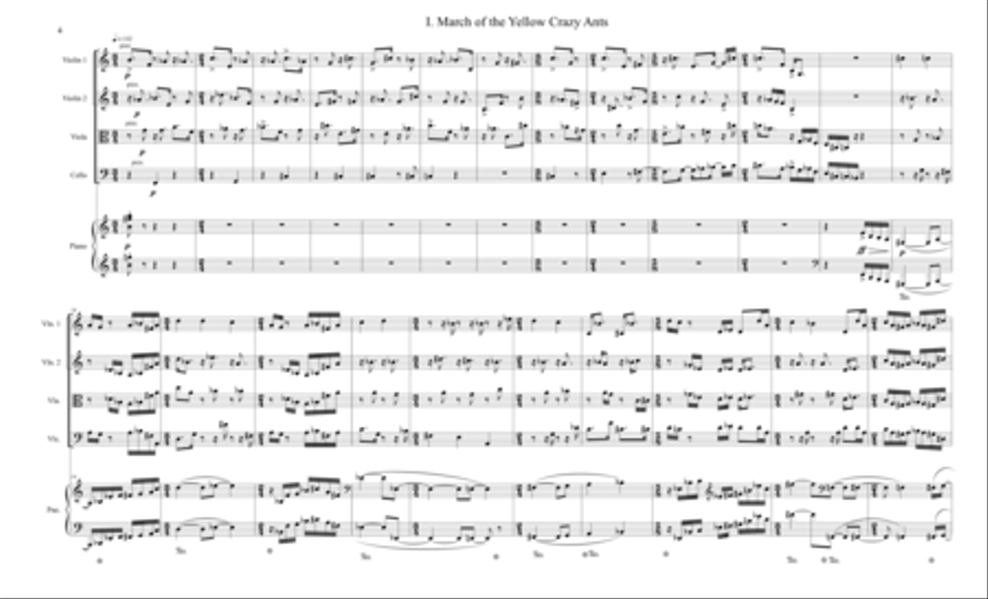 Invasive Species for piano quintet Piano Quintet scores gallery preview page 11