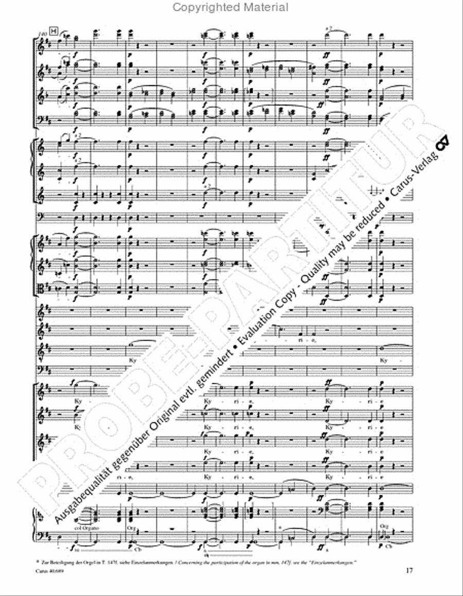 Missa solemnis Missa solemnis 4-Part scores gallery preview page 33