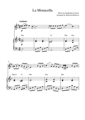 La Monacella (soprano saxophone solo and piano accompaniment)