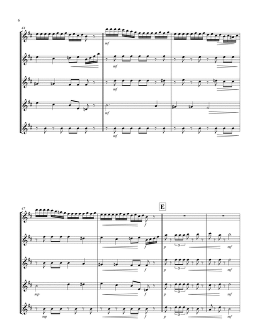 March (from "The Nutcracker Suite") (F) (Alto Saxophone Quintet)