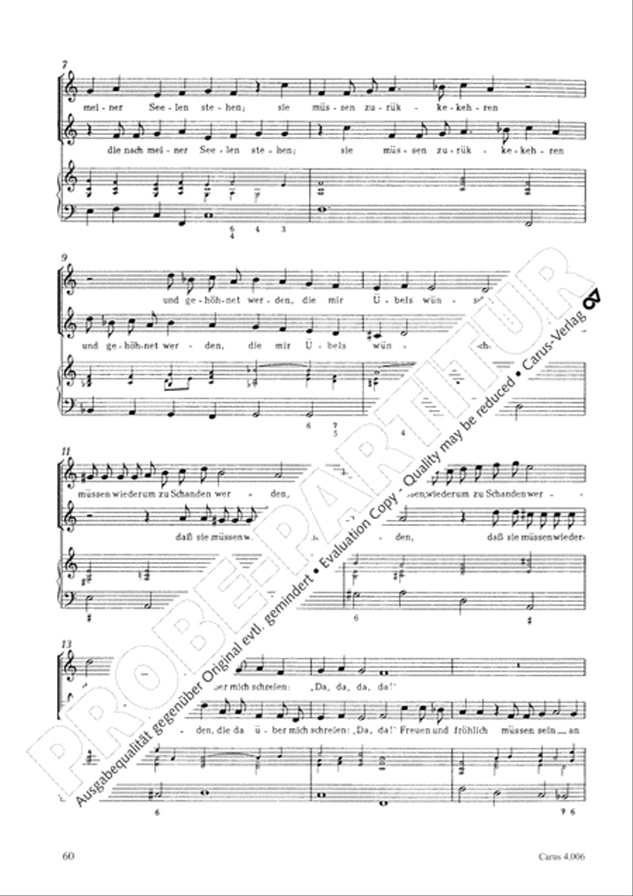 Ten motets Choir scores gallery preview page 62