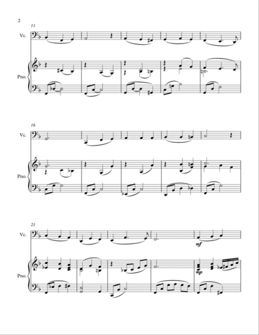 Dying with Jesus, by death reckoned mine Piano scores gallery preview page 2