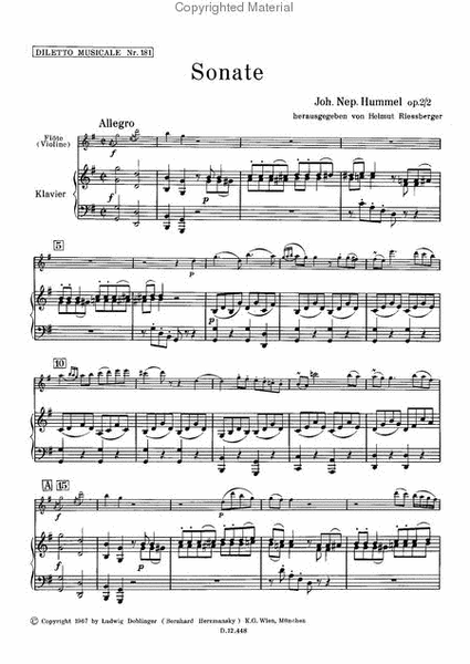 Sonate G-Dur op. 2 / 2