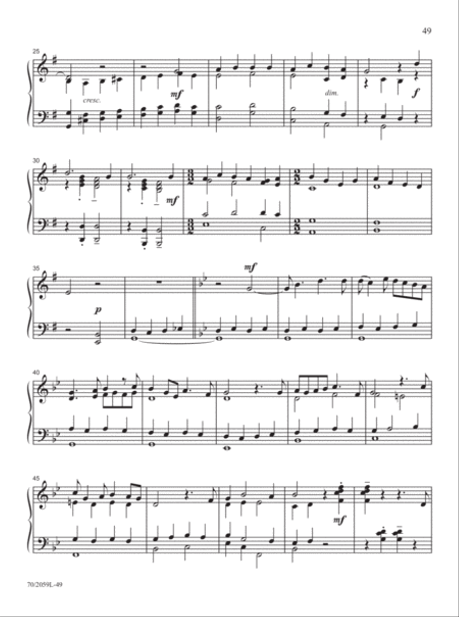 The Church Pianist's Library, Vol. 21 Piano Solo scores gallery preview page 29