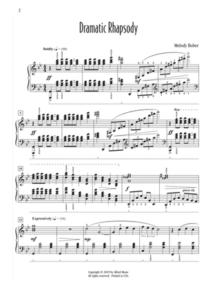 Dramatic Rhapsody - Piano Solo