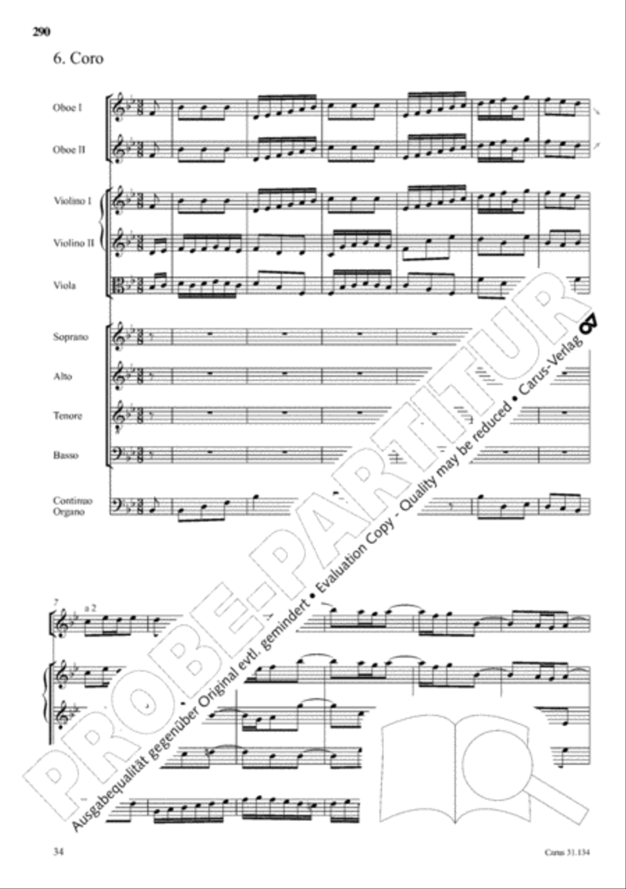 The Complete Sacred Vocal Works (Das geistliche Vokalwerk) Voice scores gallery preview page 291