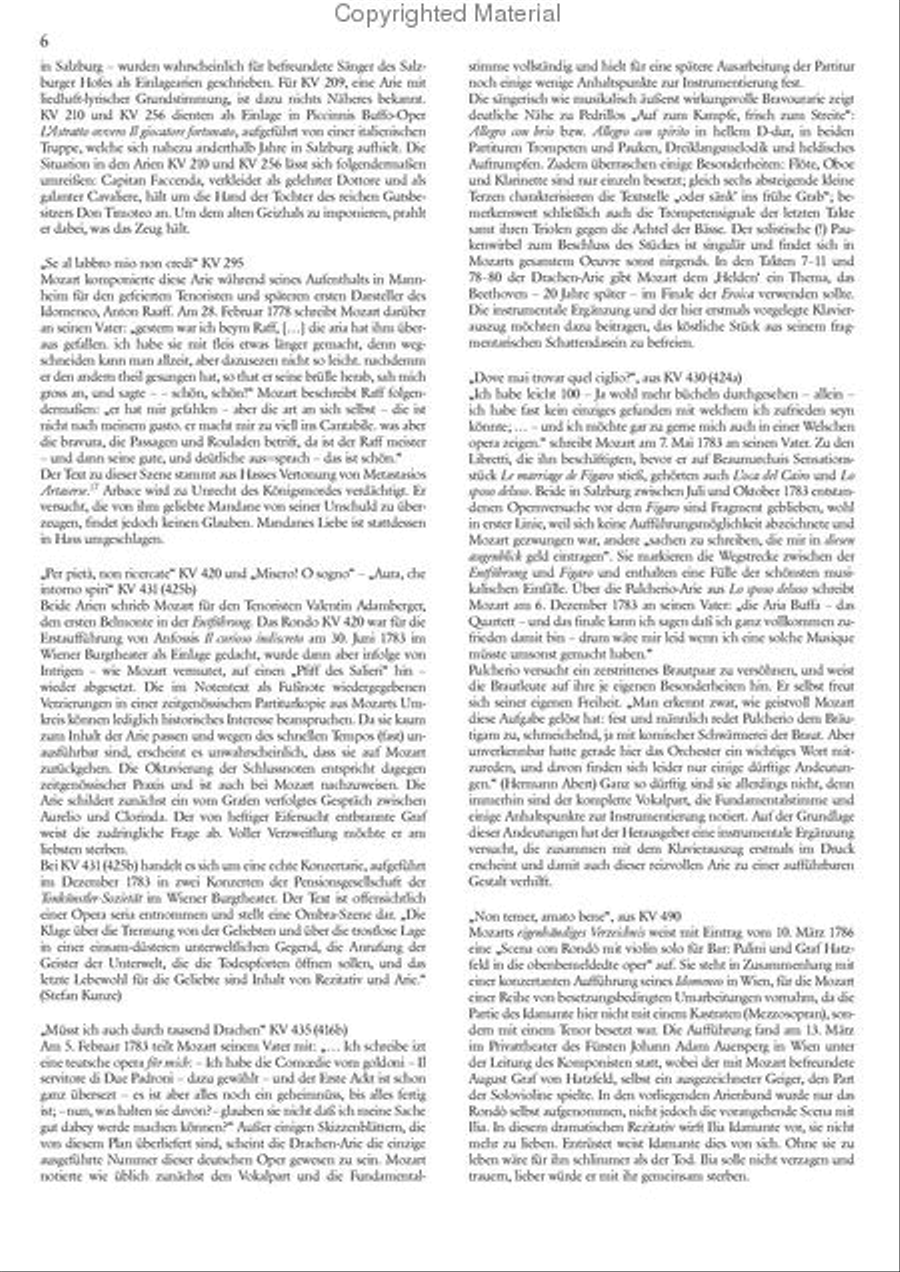 Complete Concert Arias for Tenor Piano, Vocal scores gallery preview page 5