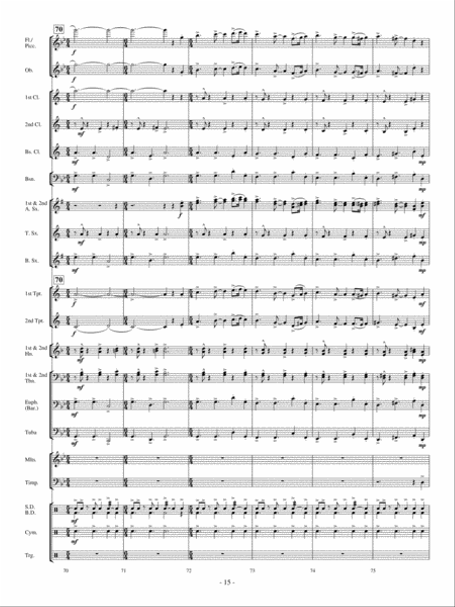 What Child Is This? Concert Band scores gallery preview page 14