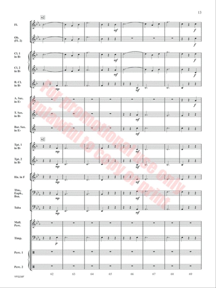 Rugby Heritage Concert Band scores gallery preview page 13