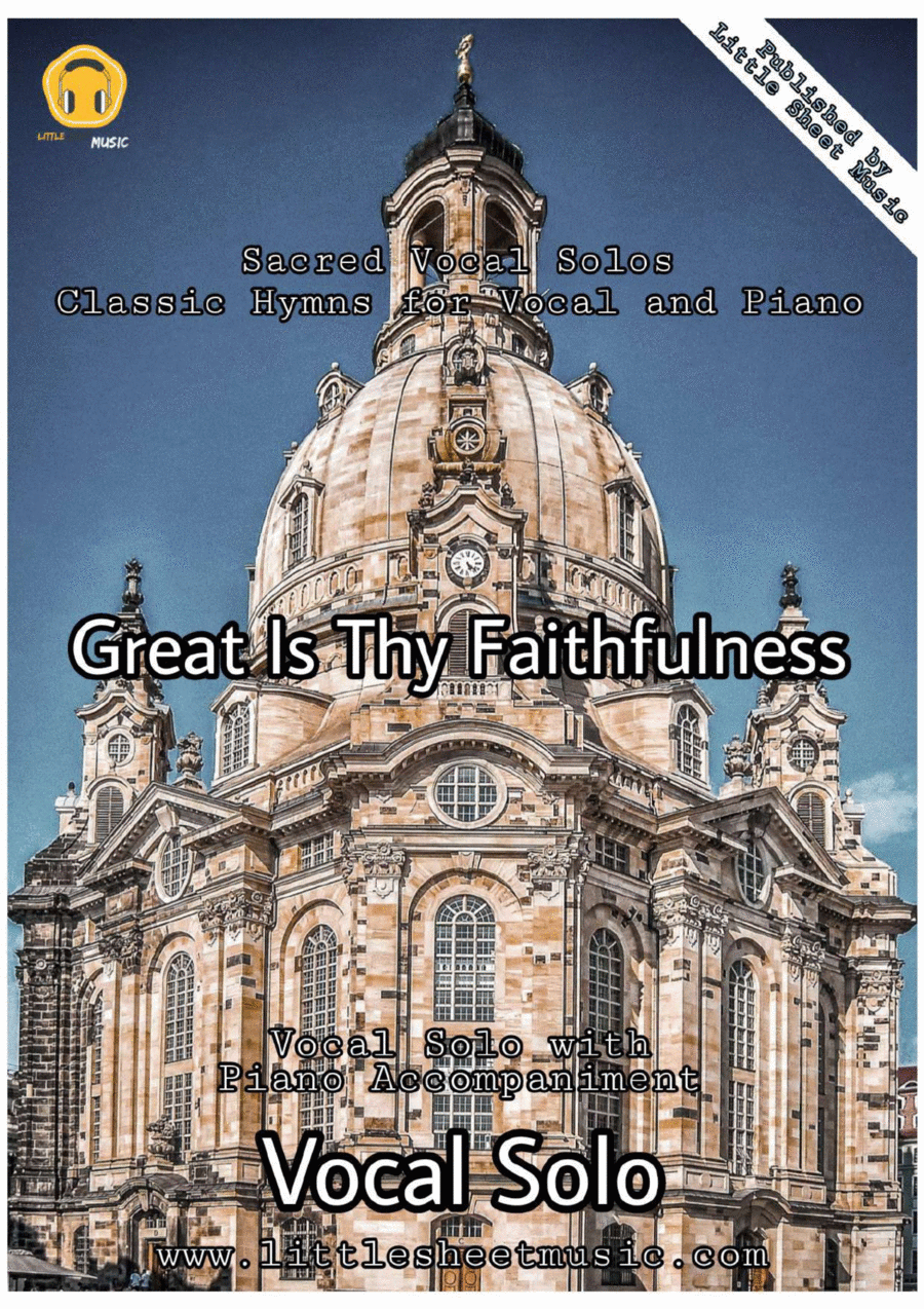 Great Is Thy Faithfulness Voice scores gallery preview page 1
