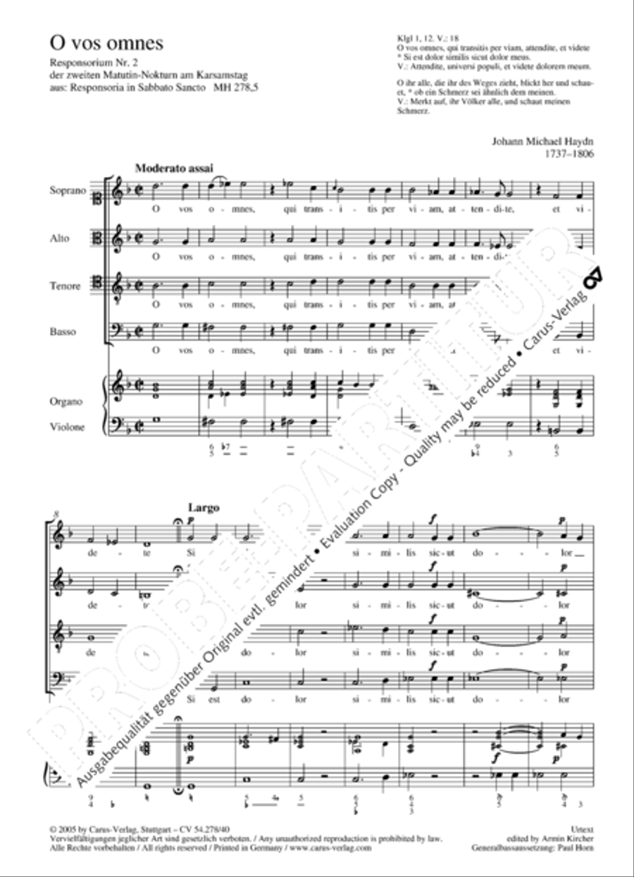 O vos omnes, Astiterunt reges terrae Score scores gallery preview page 5