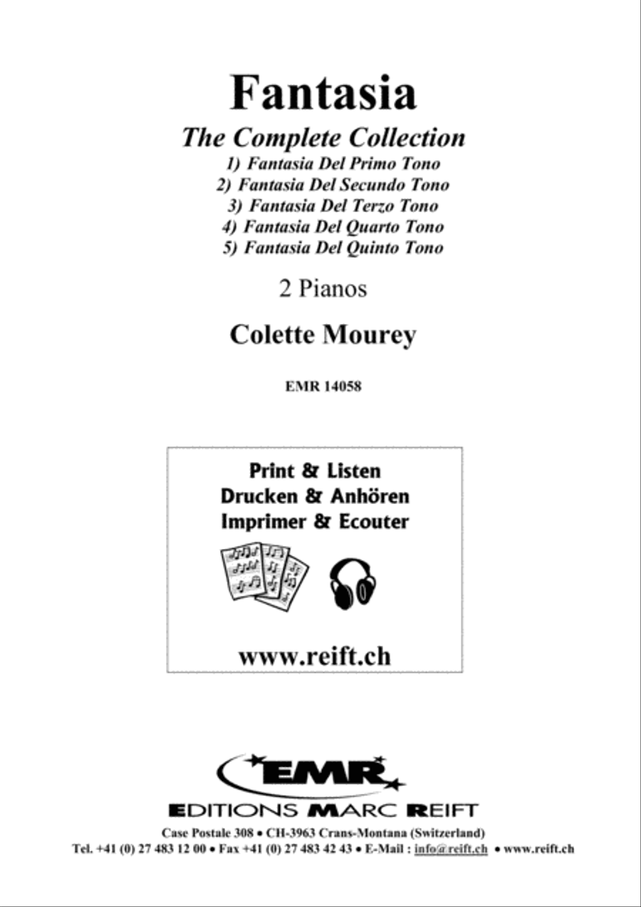 Fantasia Fantasia Piano Duet scores gallery preview page 2