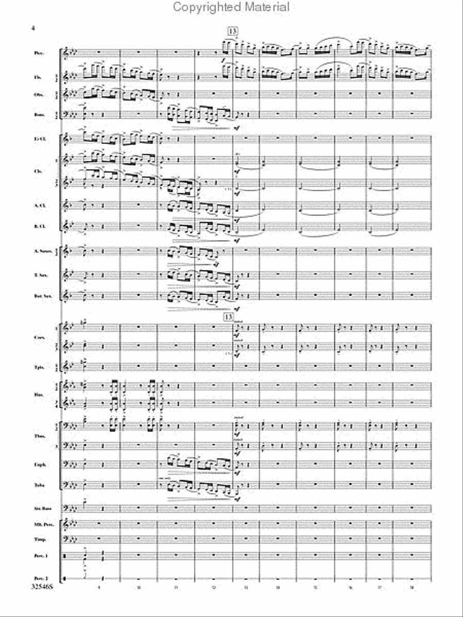 The Girl I Left Behind Me Concert Band scores gallery preview page 3