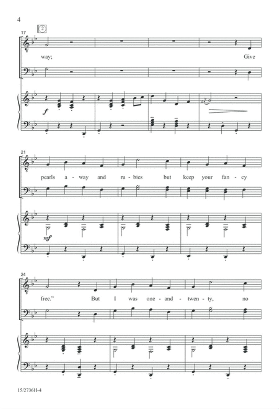 When I Was One-and-Twenty TTB scores gallery preview page 4