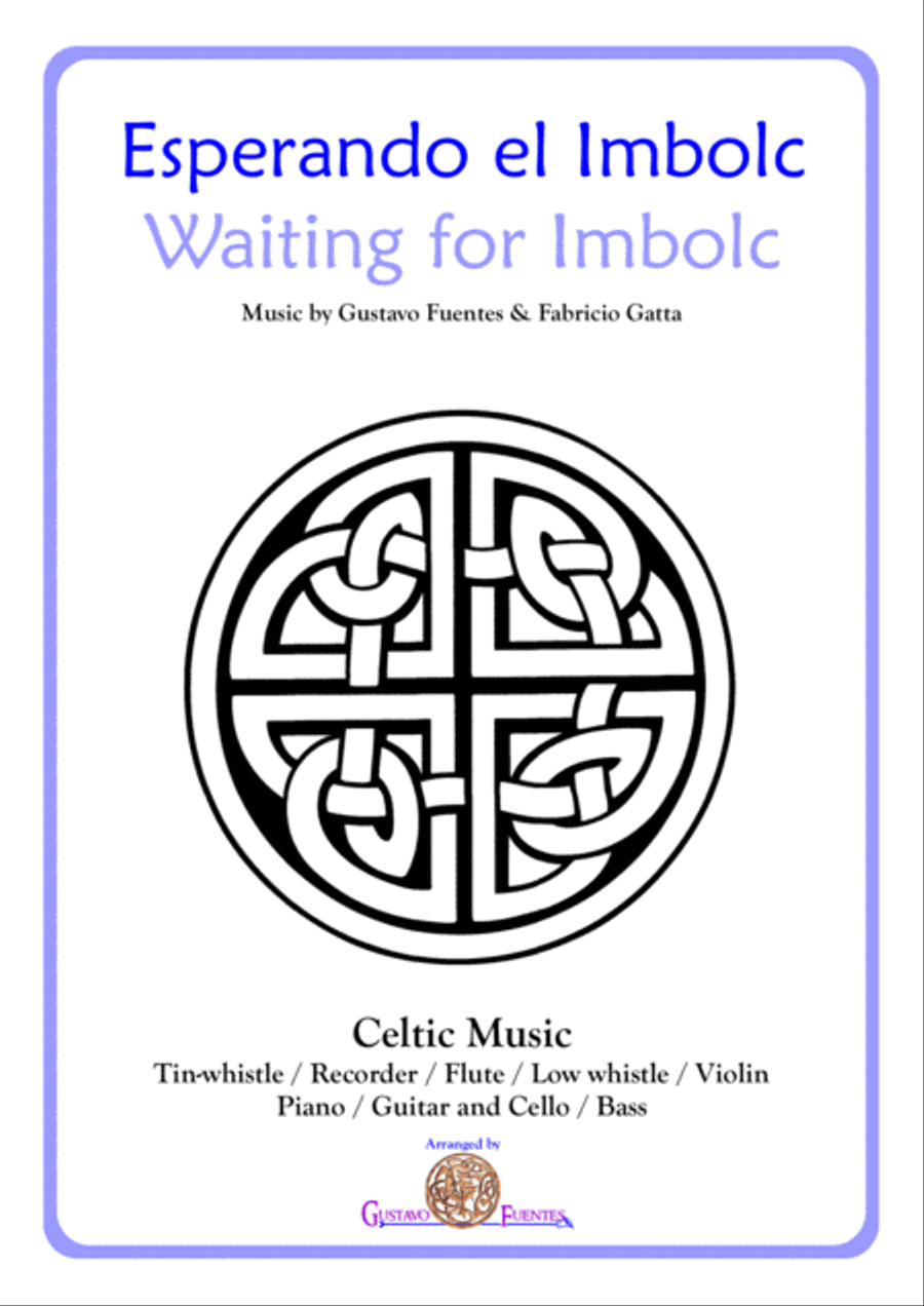 Esperando el Imbolc (Waiting for Imbolc), Celtic Song by Gustavo Fuentes Small Ensemble scores gallery preview page 1
