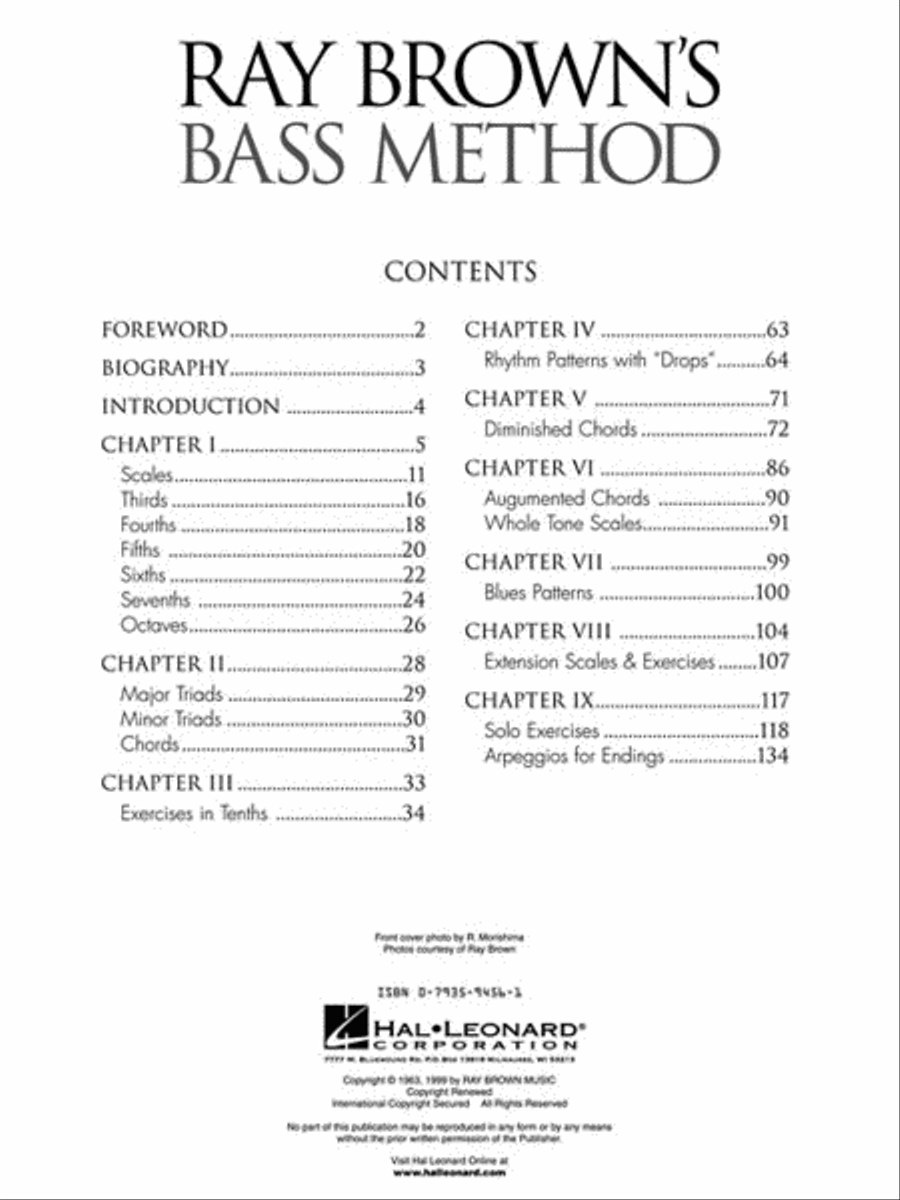 Ray Brown's Bass Method Ray Brown's Bass Method Double Bass scores gallery preview page 3