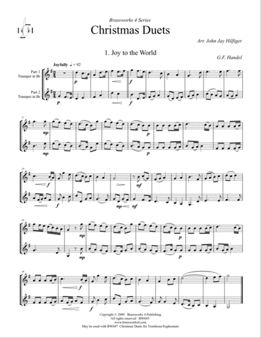 Christmas Duets Christmas Duets Brass Duet scores gallery preview page 2