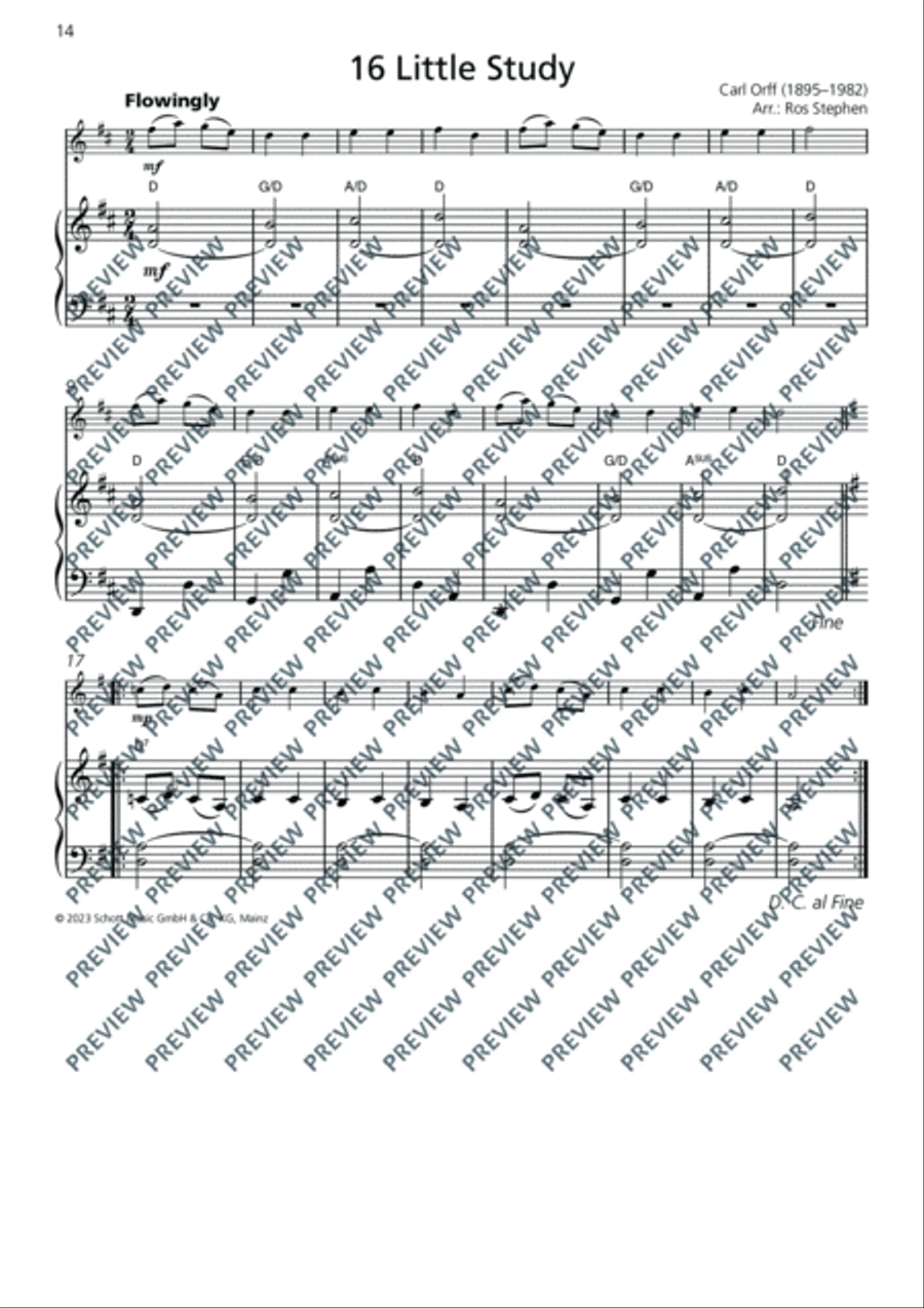 Violin Junior: Piano accompaniments 2 Violin Solo scores gallery preview page 14