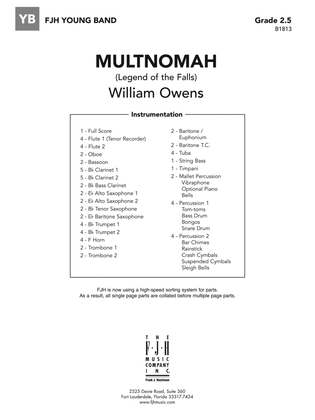 Multnomah: Score