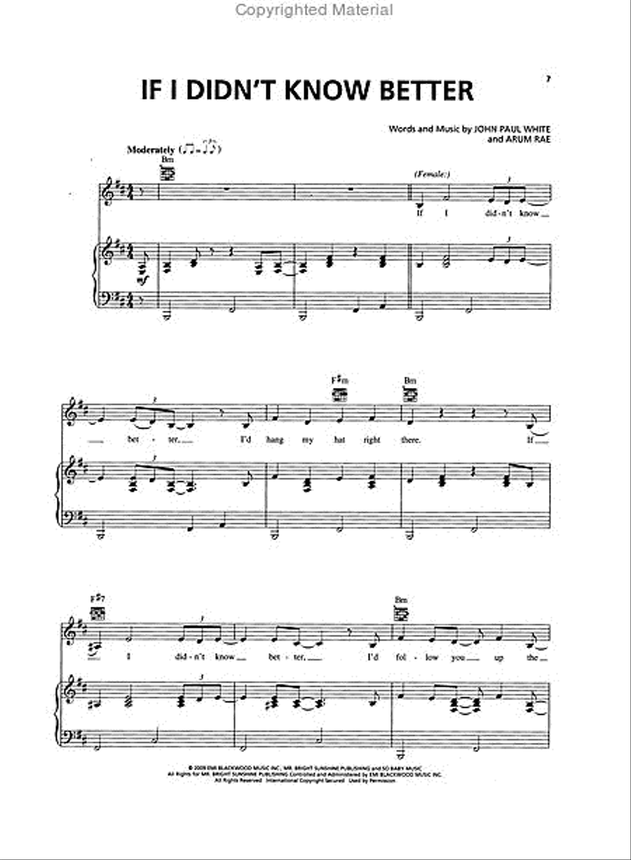 The Music of Nashville: Season 1, Volume 1 Piano, Vocal, Guitar scores gallery preview page 3