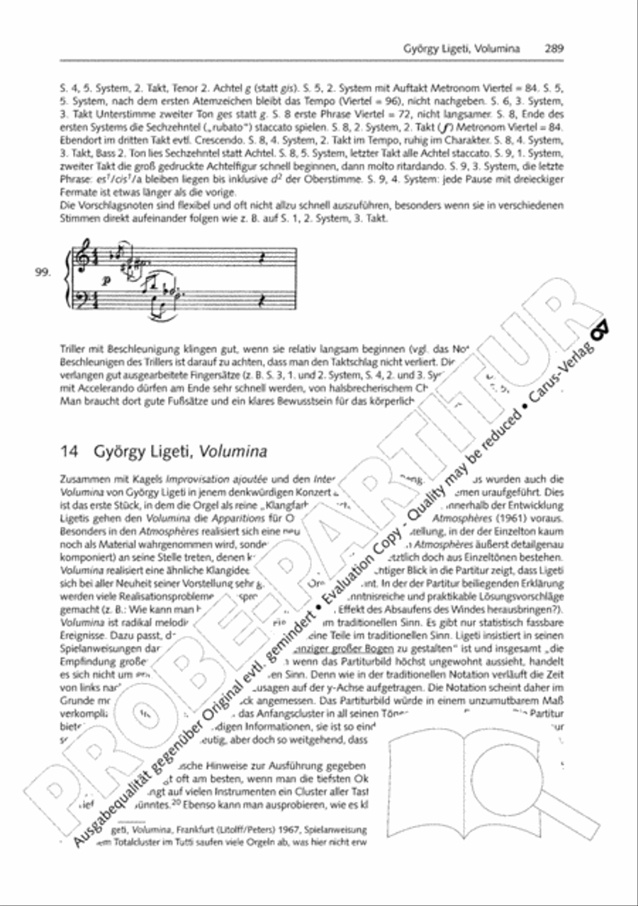 Orgelschule zur historischen Auffuhrungspraxis Organ Solo scores gallery preview page 290