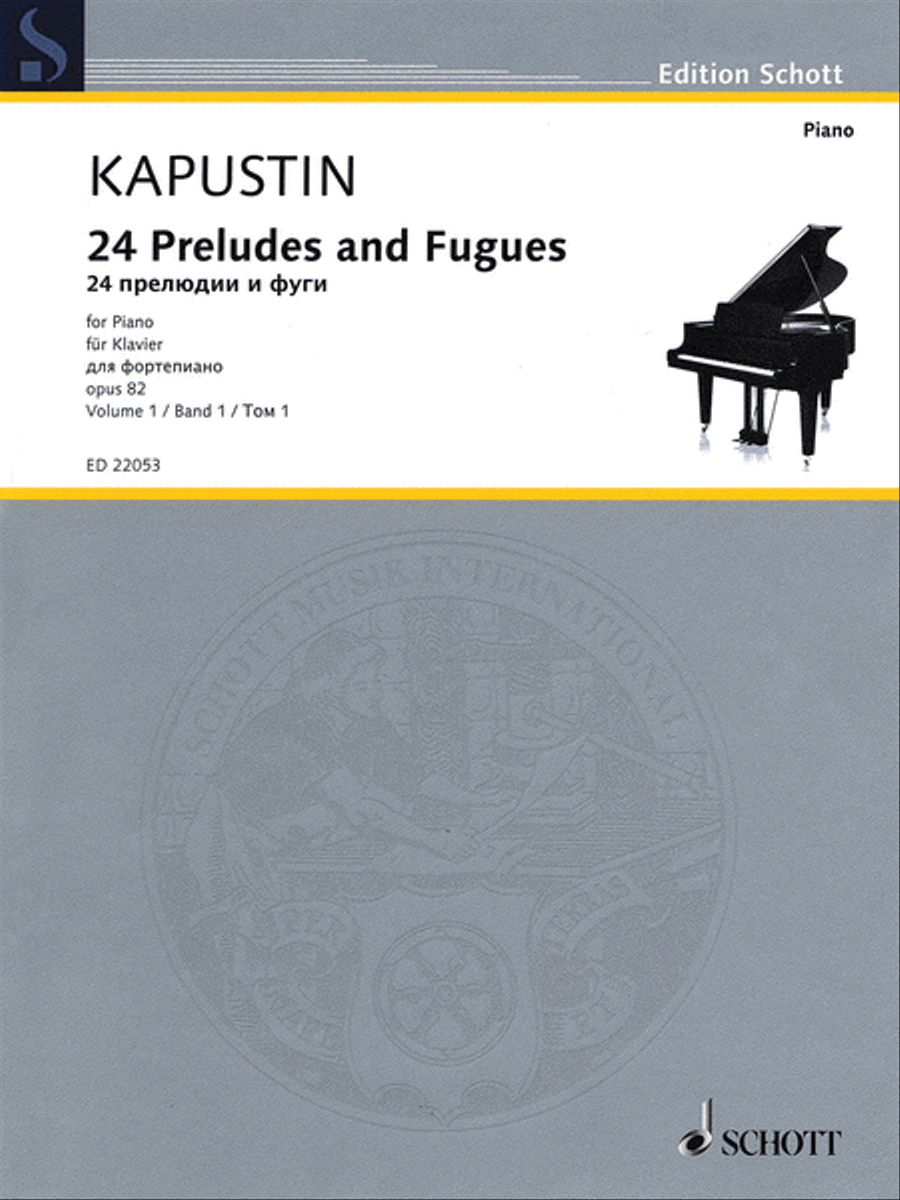 24 Preludes and Fugues Op. 82 Piano Solo scores gallery preview page 1