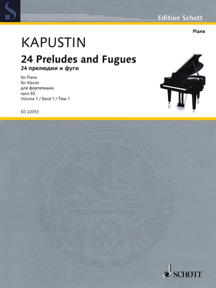 Book cover for 24 Preludes and Fugues Op. 82