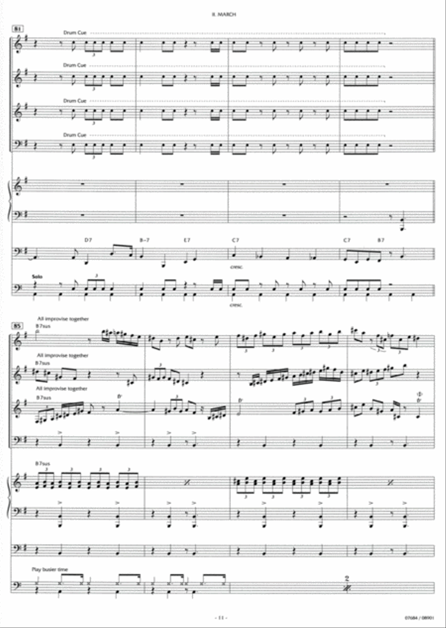Nutcracker Suite, Part II -- March Small Ensemble scores gallery preview page 6