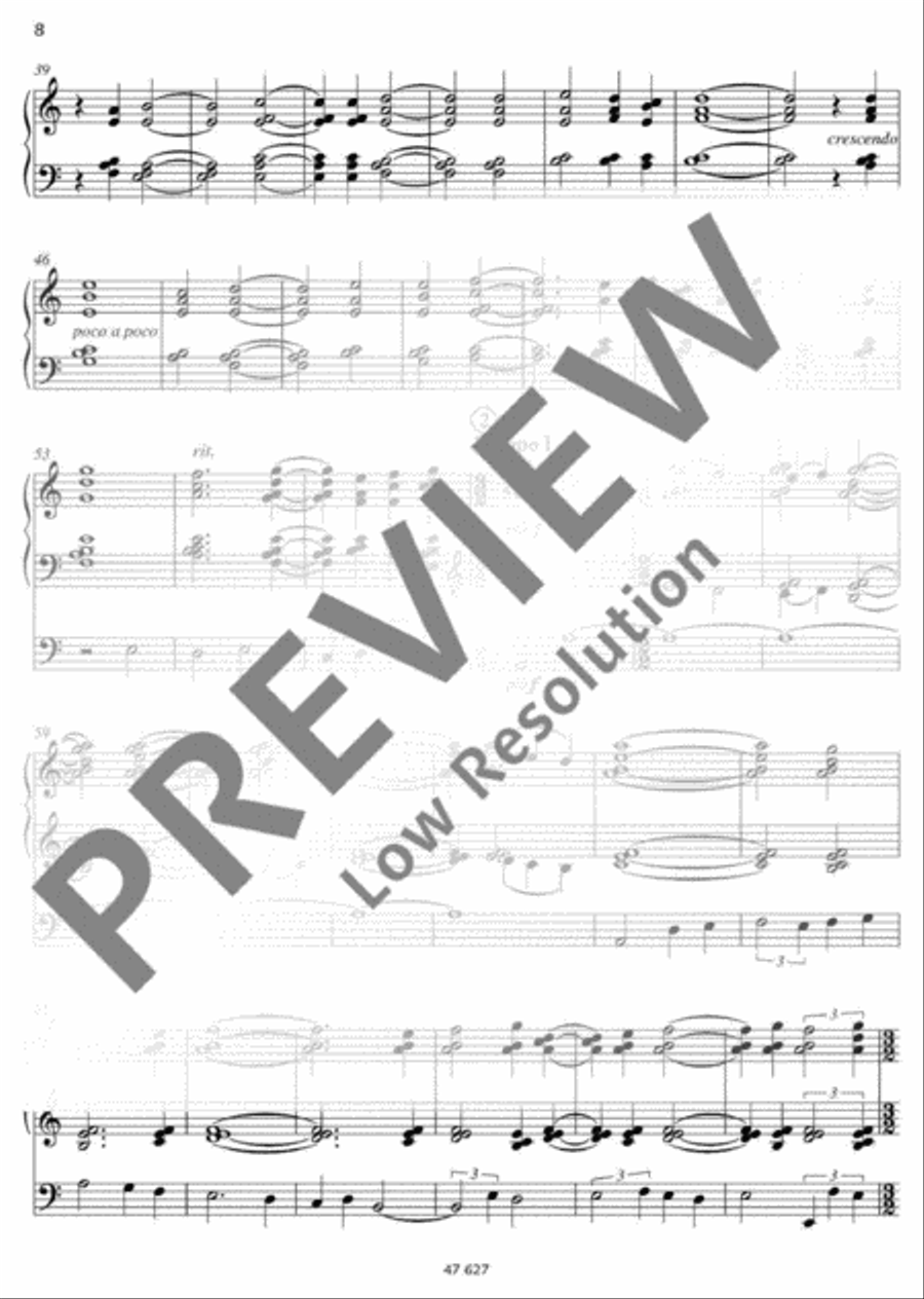 Cantus ad pacem Organ scores gallery preview page 9