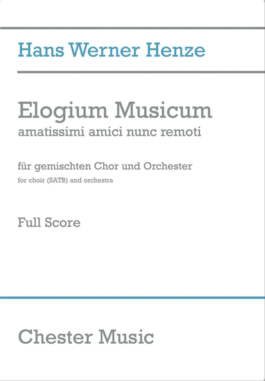 Elogium Musicum Orchestra scores gallery preview page 1