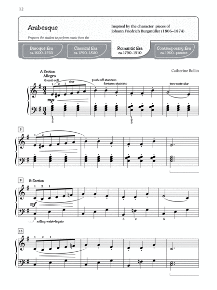 Pathways to Artistry Repertoire, Book 2 Piano Method scores gallery preview page 5