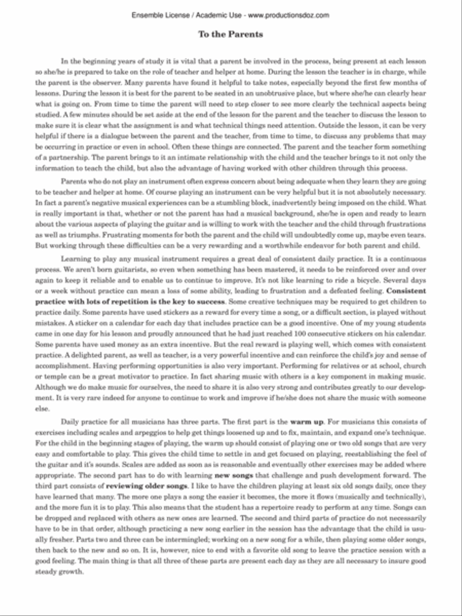 Guitar for the Young, book 1 Classical Guitar scores gallery preview page 5