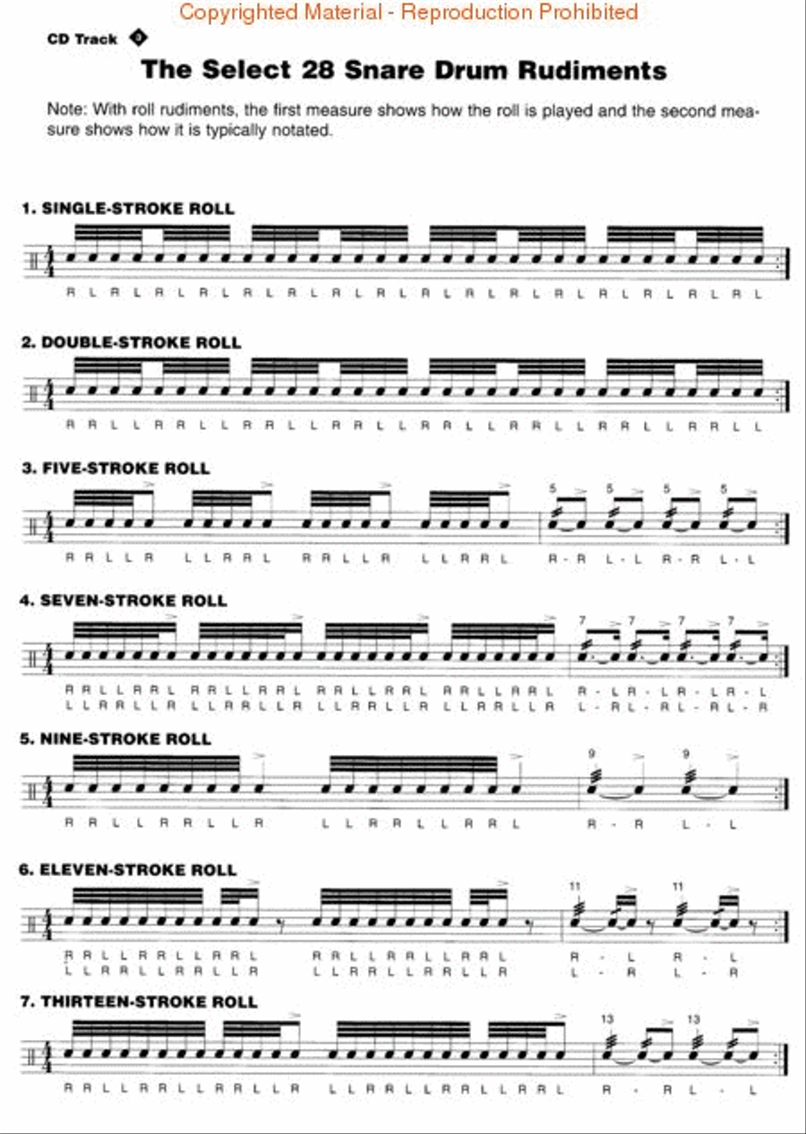 The Complete Drumset Rudiments Drum Set scores gallery preview page 2