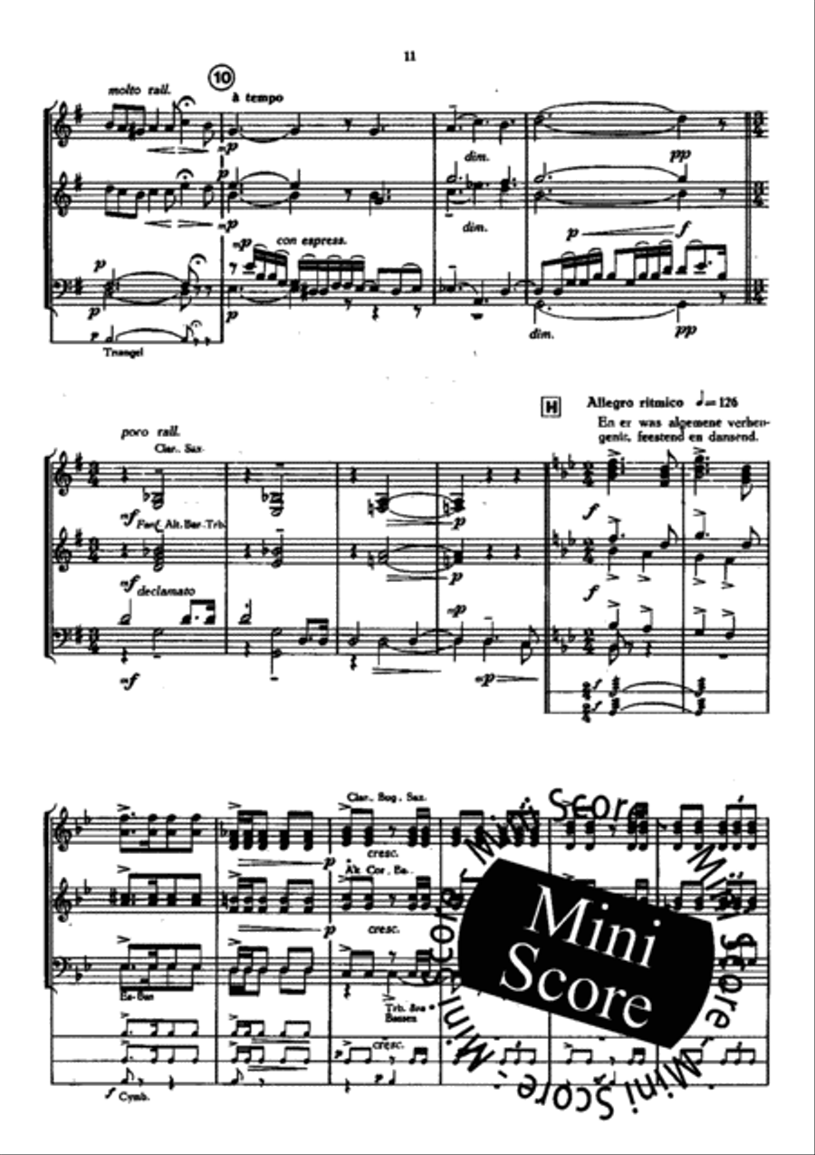 The Princess and the Poet Fanfare Band scores gallery preview page 12