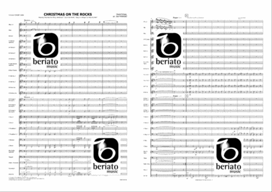 Christmas on the Rocks Christmas on the Rocks Concert Band scores gallery preview page 2