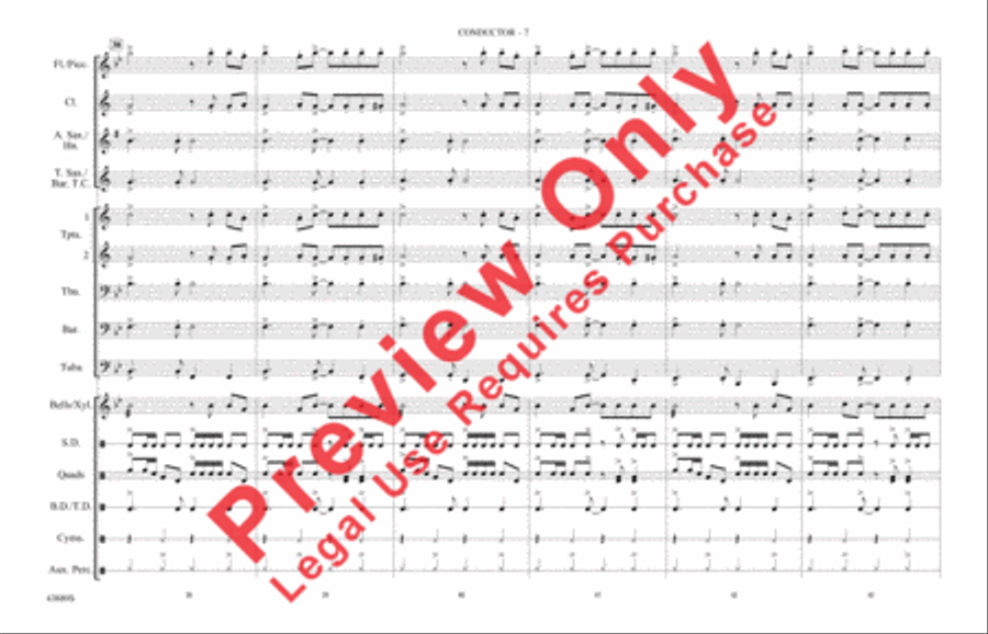 Monster Mash Monster Mash Marching Band scores gallery preview page 8