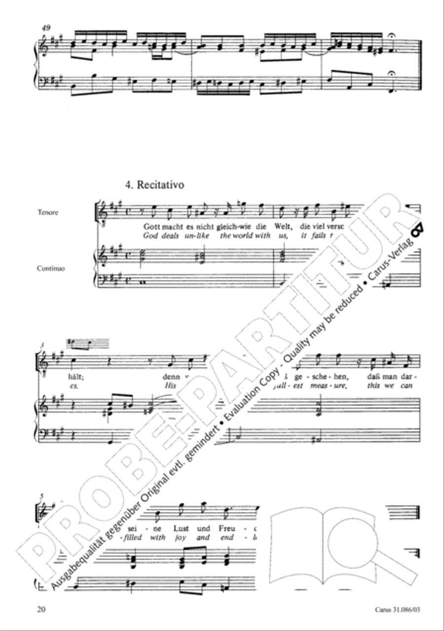 Truly, truly I say to you (Wahrlich, wahrlich, ich sage euch) 4-Part scores gallery preview page 21