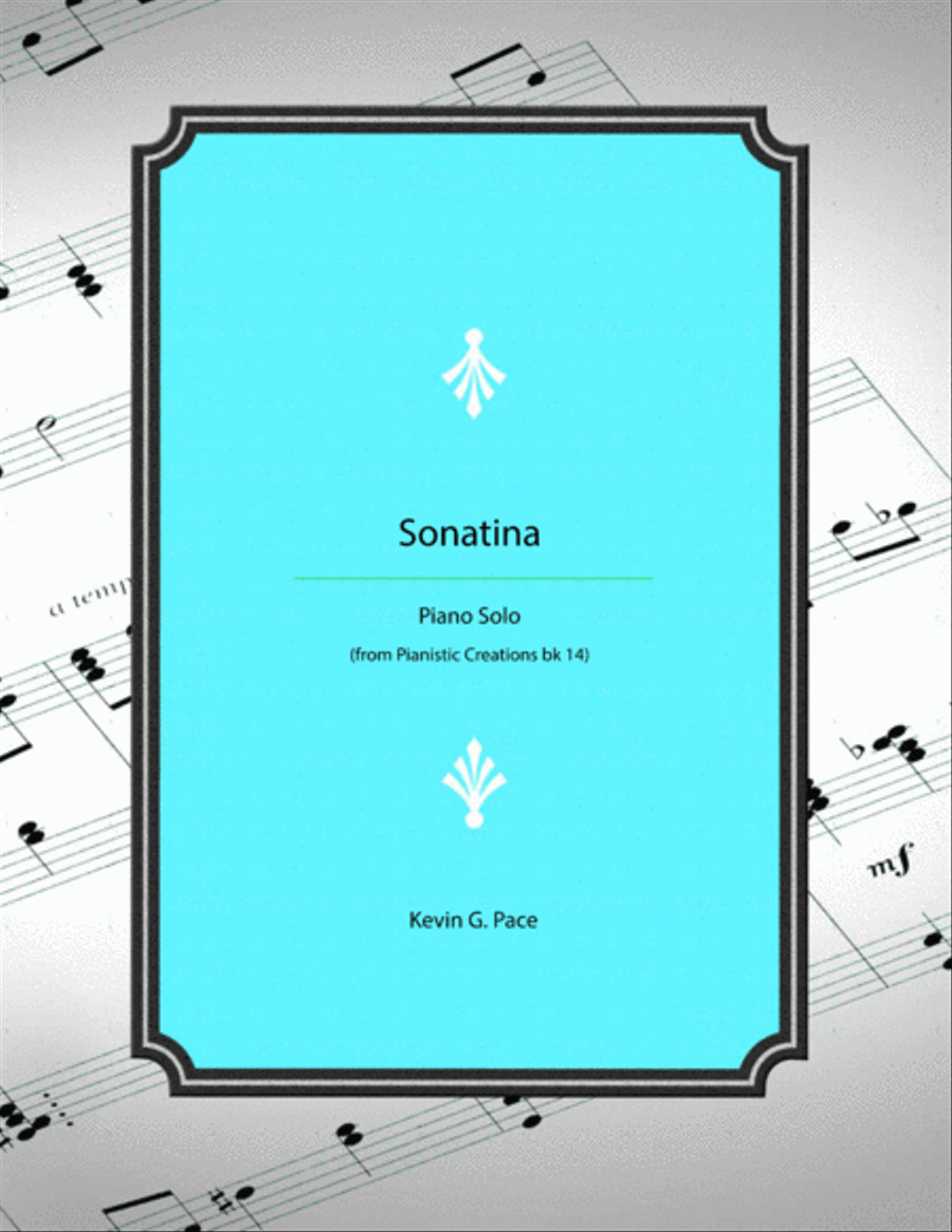 Sonatina - original piano solo Piano Solo scores gallery preview page 1