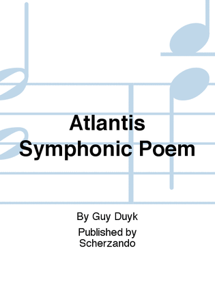Book cover for Atlantis Symphonic Poëm