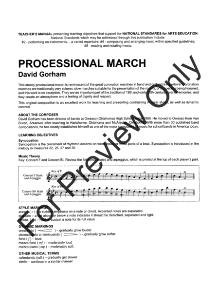 Processional March - Full Score image number null